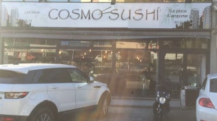 Cosmo Sushi - La façade du restaurant