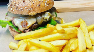 Le grain de blé - Un burger, frites