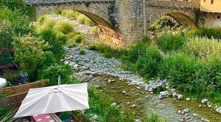 Auberge Du Pont Vieux - La terrasse