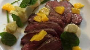 Côté Jardin - Magret de canard à l'orange