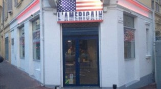 L'americain - La façade du restaurant