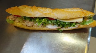 Au Coin Gourmand - Un sandwiche 