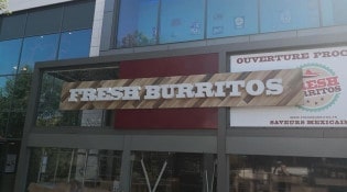 Fresh Burritos - La façade du restaurant