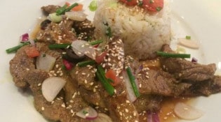 Garden Ice Cafe - Un plat