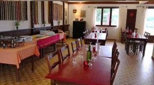 Auberge du Balestié - La salle de restauration