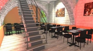 La Piazza - La salle de restauration 