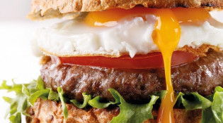 Le Bar Du Coin - Un burger