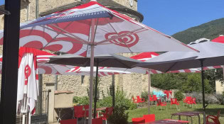 Le Catharome - La terrasse