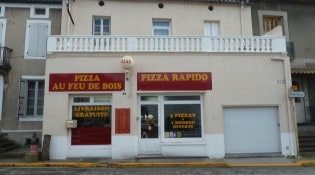 Pizza Rapido - La façade du restaurant