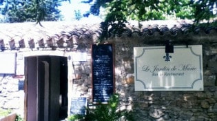 Le jardin de marie - La façade du restaurant