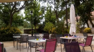 Auberge Chateau de Bonnafous - La terrasse