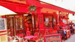 Il cafetino - La façade du restaurant avec la terrasse