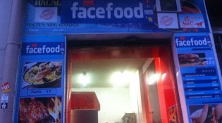 Facefood - La façade du restaurant