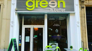 Green is Better - La façade du restaurant
