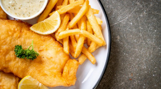 Snack Lightino - Fish de colin, frites fraîches et sauce tartare