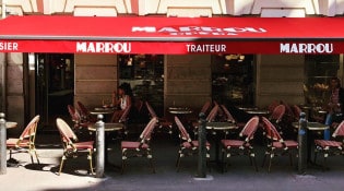 Marrou - La façade du restaurant