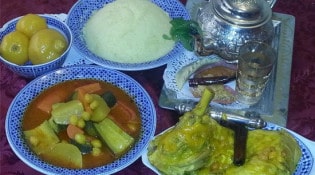 Au p'tit tajine - Une préparation du chef