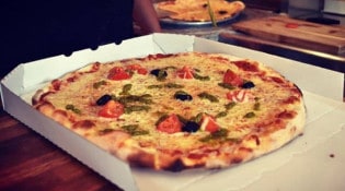 Pizza Del Sol - Une pizza