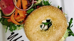 Le Comptoir des Gourmets - Une assiette bagel 