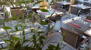 Le plaza la paillotte - La terrasse