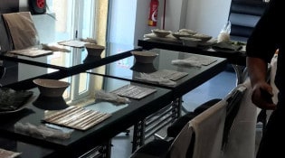 Sushi beach - La salle de restauration