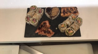 Sushi beach - Un plat