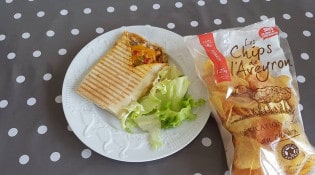 Cuisine et Vous - tacos lyonnais sauce gruyère et ses chips artisanales 