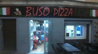 Busopizza - La façade du restaurant