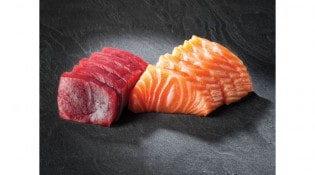 Fujiya Sushi - Un sashimi thon et saumon