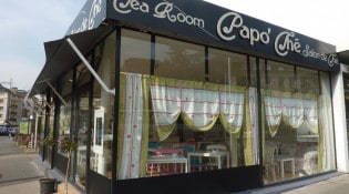 Papo'thé - La façade du restaurant