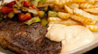 Auberge de Varaville - Le steak frite