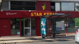 Star Kebab - La façade du restaurant