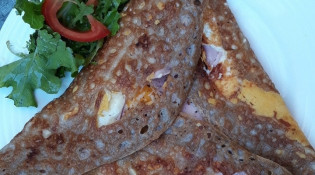 La Gourmandine - Une crêpe salée
