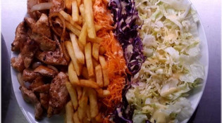 King kebab - Une assiette