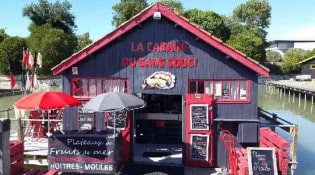 La cabane du sans souci - La façade de restaurent