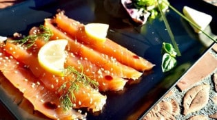 El Bar'rio - Une assiette saumon