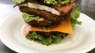 The Crêperie - Un burger