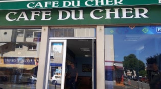 Café du Cher - La façade du restaurant