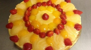 Au petit creux - Tarte aux fraises