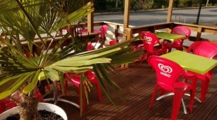 La Croisilla - la terrasse