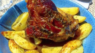U Fiordalisu - Souris d'agneau et ses pommes de terre au four