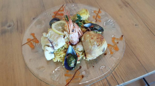 U Pinu - Paella et baba au rhum