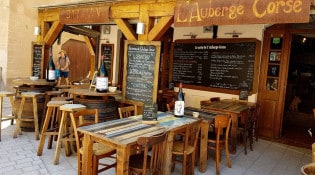 L'auberge Corse - La façade du restaurant