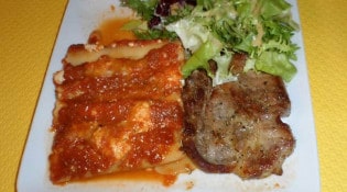 Aux 3 Fourchettes - Un plat