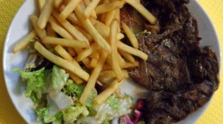 Aux 3 Fourchettes - Une assiette