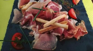 Restaurant du désert - Plancha de charcuterie