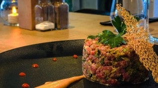 Bistrot des anges - Tartare de bœuf au couteau
