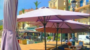 Bistrot des anges - la terrasse