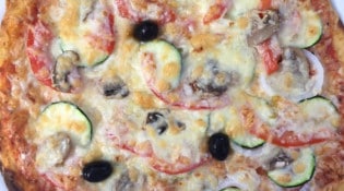 Pizza Esperanza - Une pizza végétarienne 