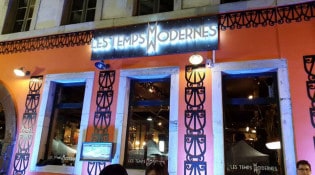Les Temps Modernes - La façade du restaurant